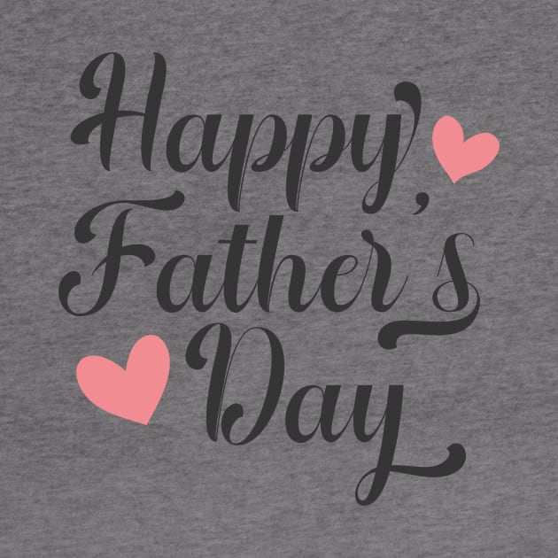 Simple Happy Father's Day Calligraphy by Jasmine Anderson